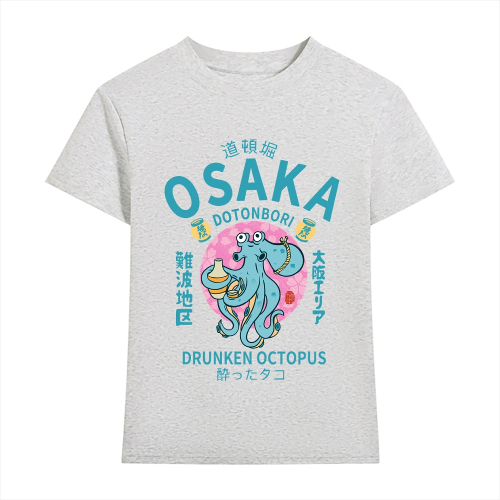 Osaka Drunken Octopus Japanese Style Women's Classic Tee