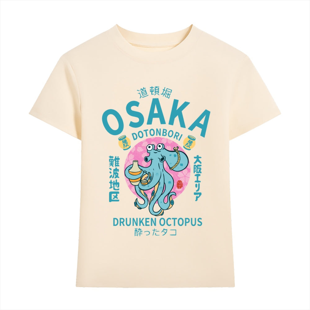 Osaka Drunken Octopus Japanese Style Women's Classic Tee
