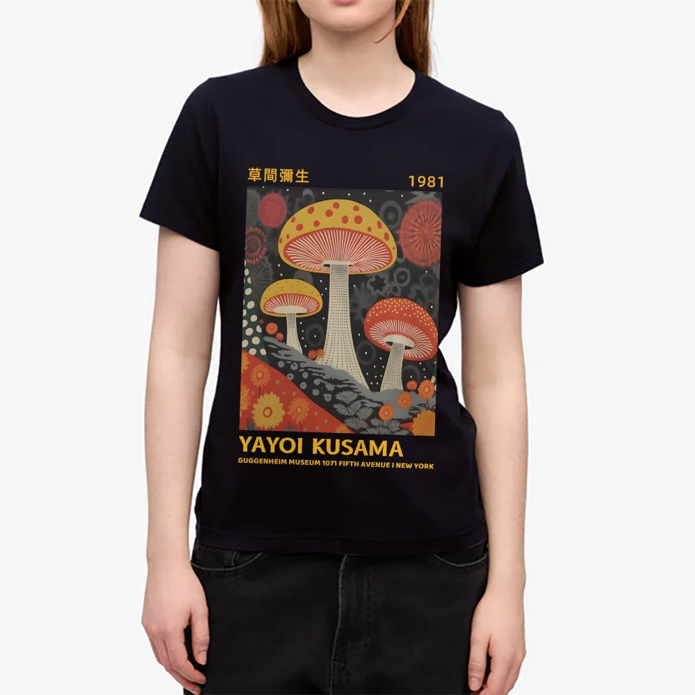 Yayoi Kusama Mushroom Japanese Style Women's Classic Tee