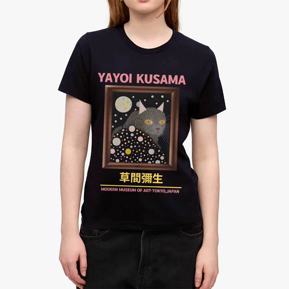 Yayoi Kusama Cat  Japanese Style Women's Classic Tee