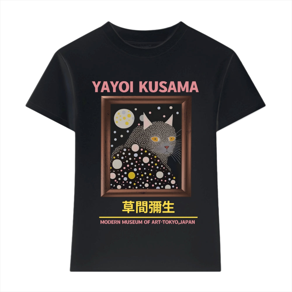 Yayoi Kusama Cat  Japanese Style Women's Classic Tee