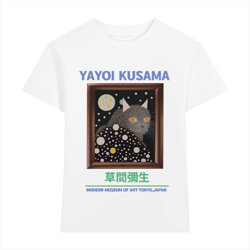 Yayoi Kusama Cat  Japanese Style Women's Classic Tee