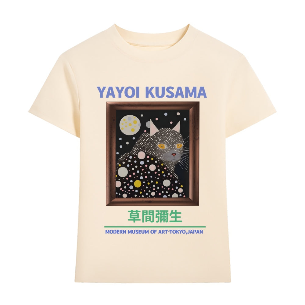 Yayoi Kusama Cat  Japanese Style Women's Classic Tee