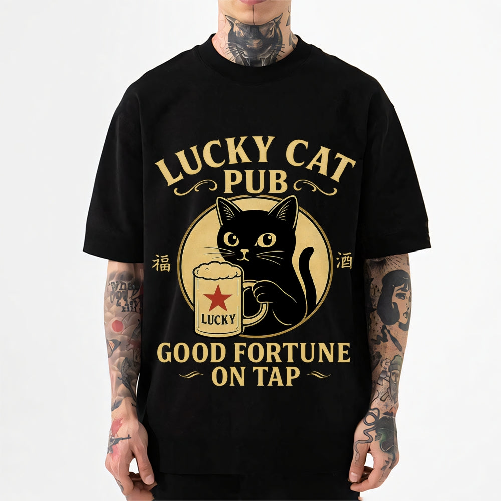 Beer Cat Japanese Style Classic Tee