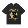 Beer Cat Japanese Style Classic Tee