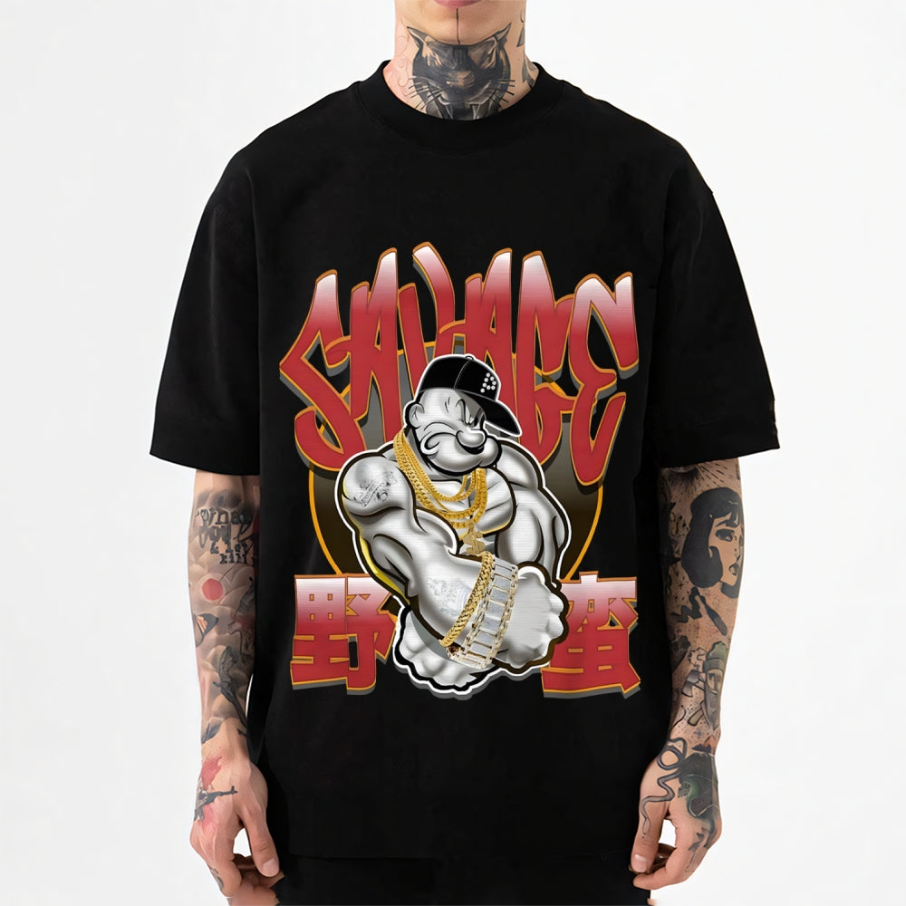 Popeye The Sailor Japanese Style Classic Tee