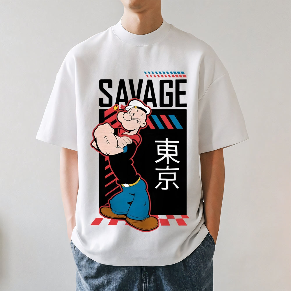 Popeye The Sailor Japanese Style Classic Tee
