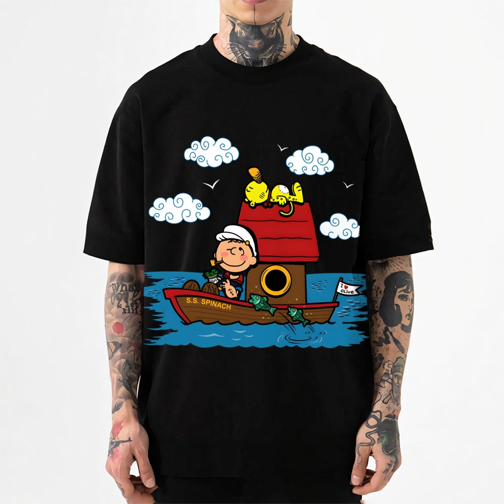 Popeye The Sailor Japanese Style Classic Tee