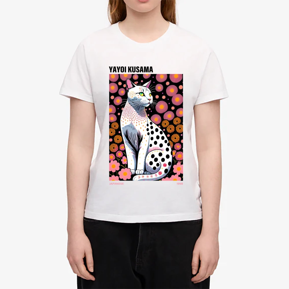 Yayoi Kusama Cat Japanese Style Women's Classic Tee