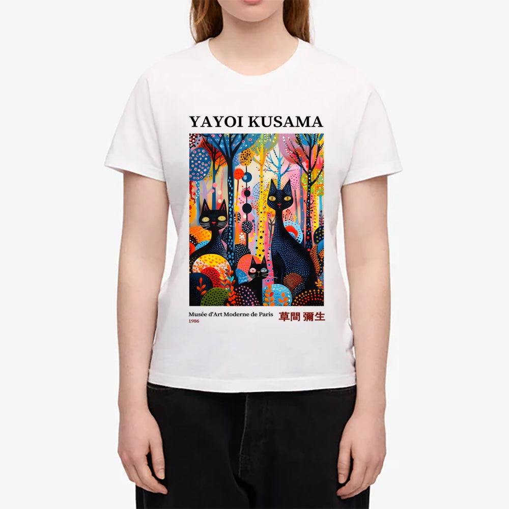 Yayoi Kusama Cat Japanese Style Women's Classic Tee