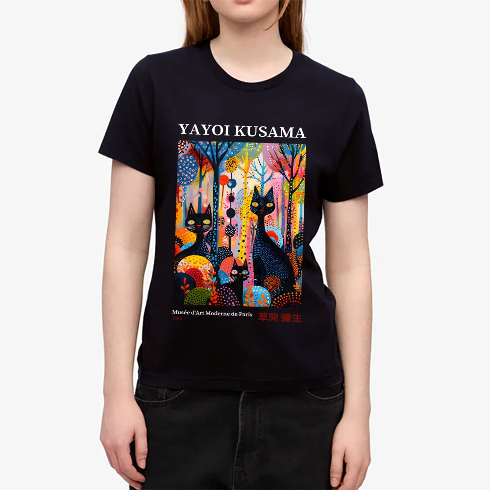 Yayoi Kusama Cat Japanese Style Women's Classic Tee