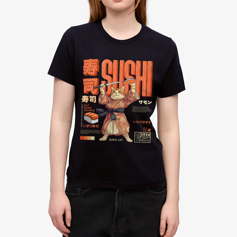 Sushi Cat Japanese Style Women's Classic Tee