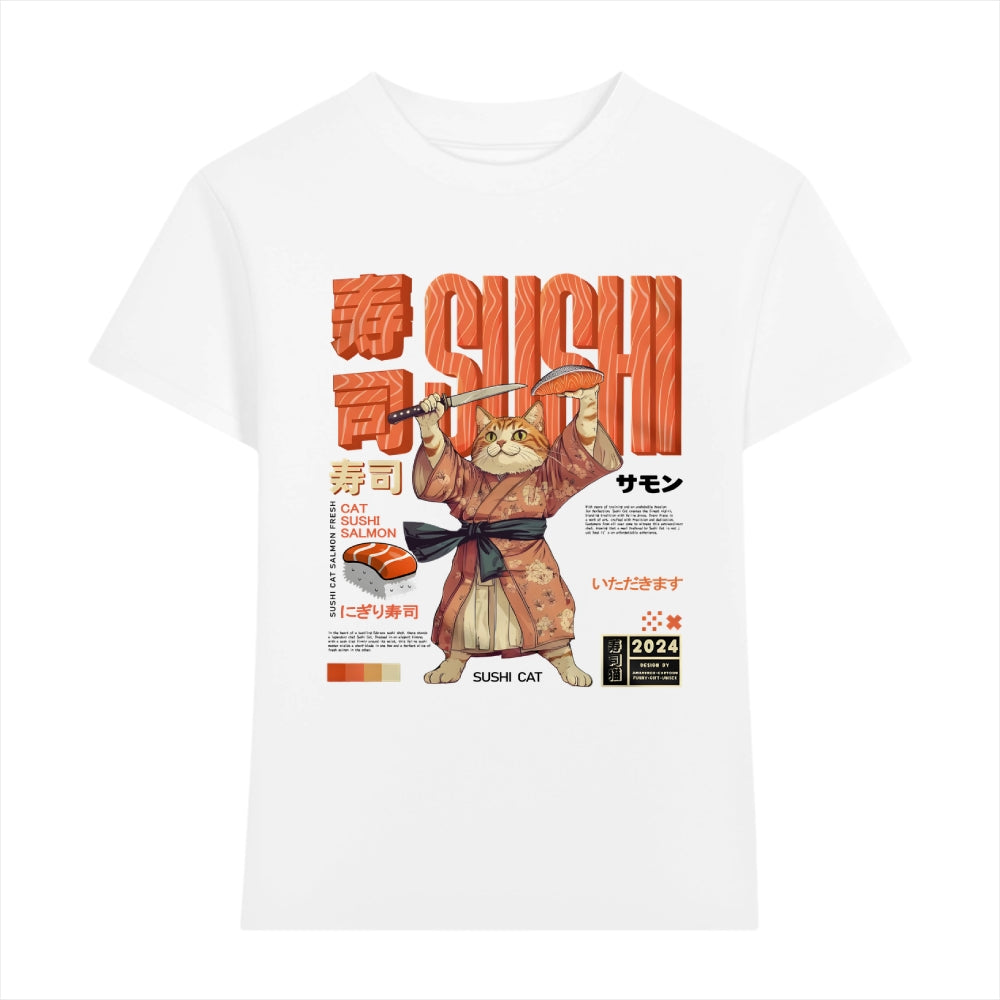 Sushi Cat Japanese Style Women's Classic Tee