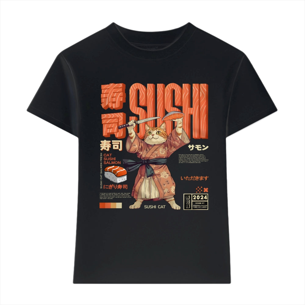 Sushi Cat Japanese Style Women's Classic Tee