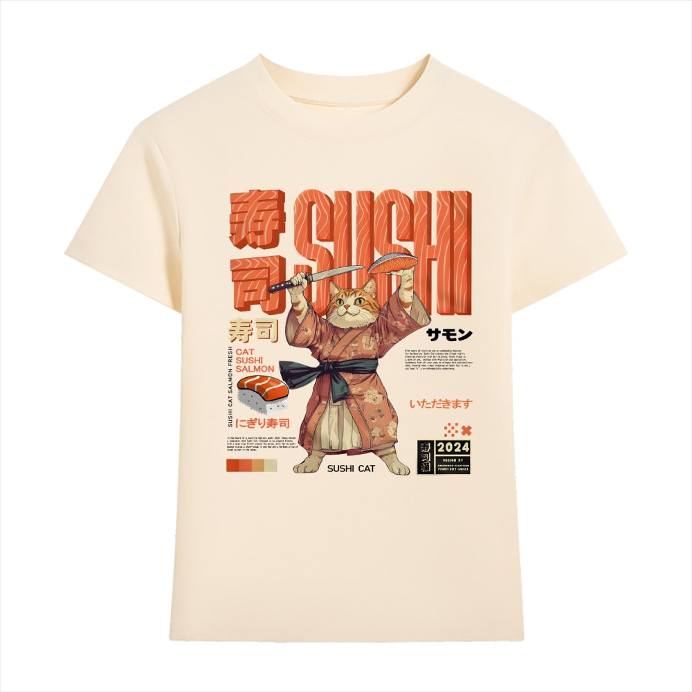 Sushi Cat Japanese Style Women's Classic Tee