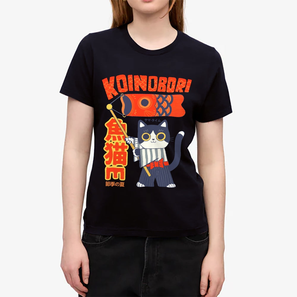 Koi Cat Japanese Style Women's Classic Tee