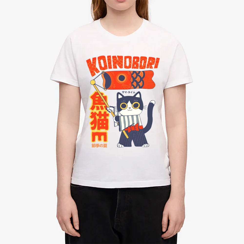 Koi Cat Japanese Style Women's Classic Tee