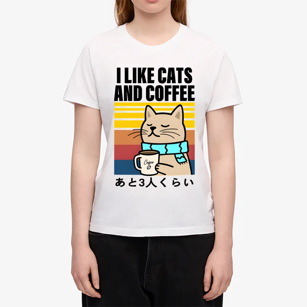 Coffee Cat Japanese Style Women's Classic Tee