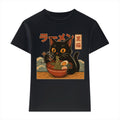 Black Cat Ramen Japanese Style Women's Classic Tee