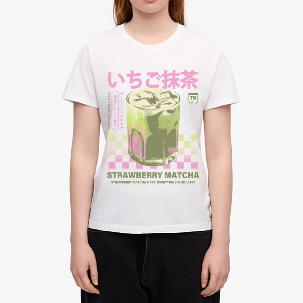 Strawberry Matcha Japanese Style Women's Classic Tee