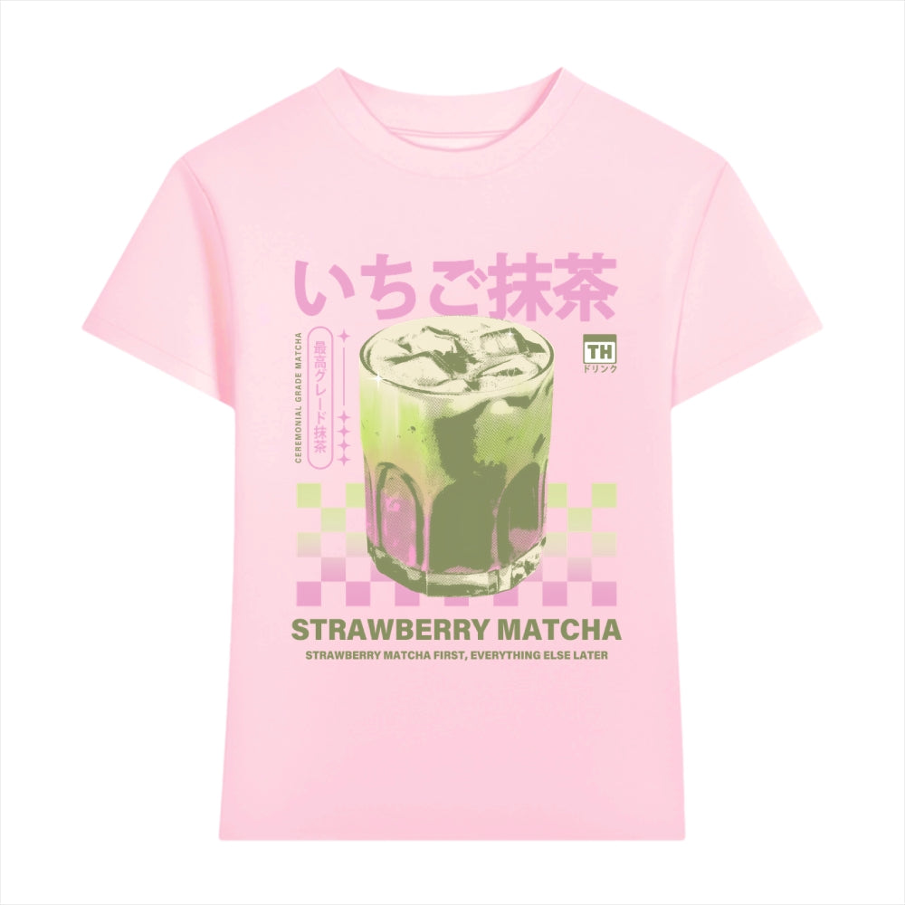 Strawberry Matcha Japanese Style Women's Classic Tee