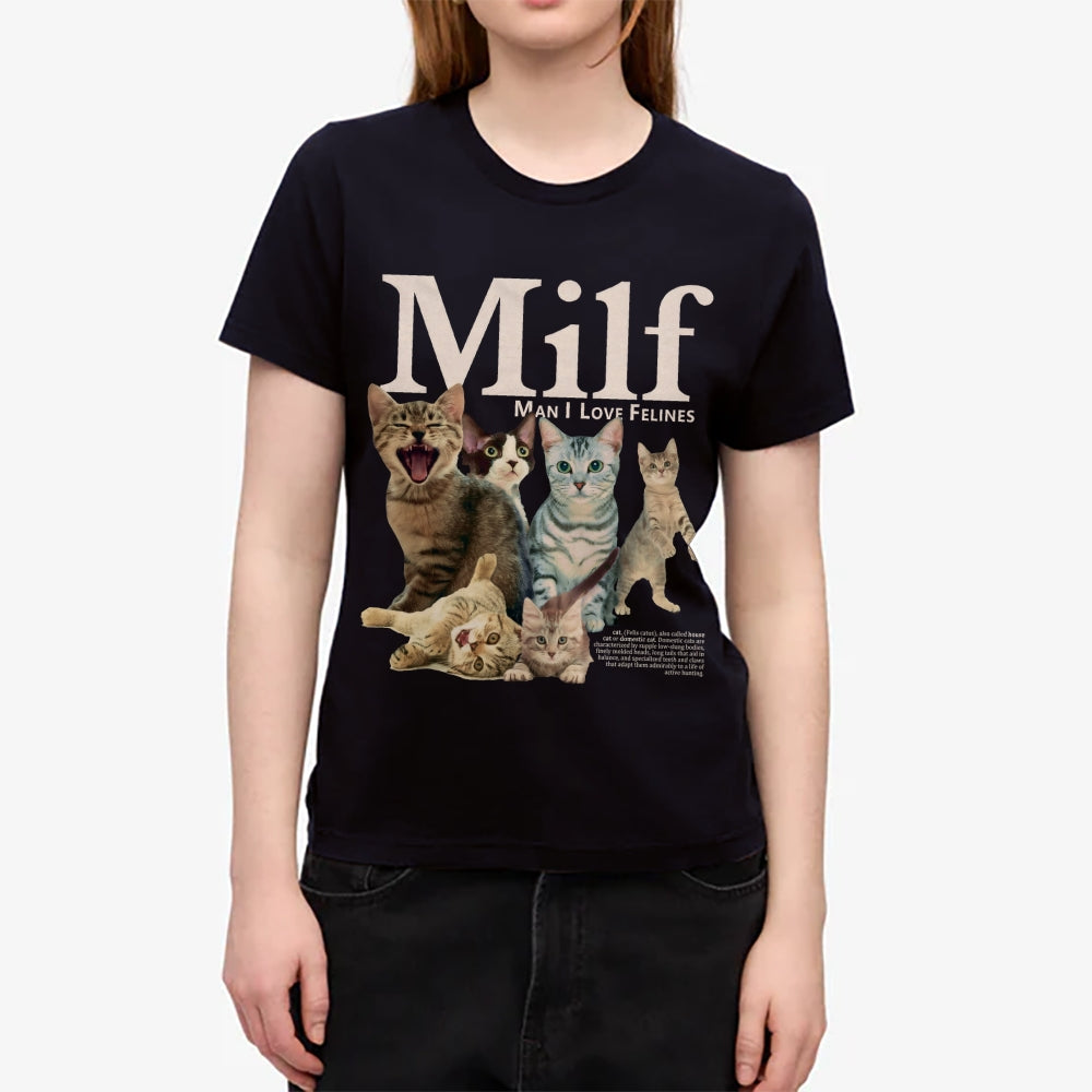 Milf Cat Japanese Style Women's Classic Tee