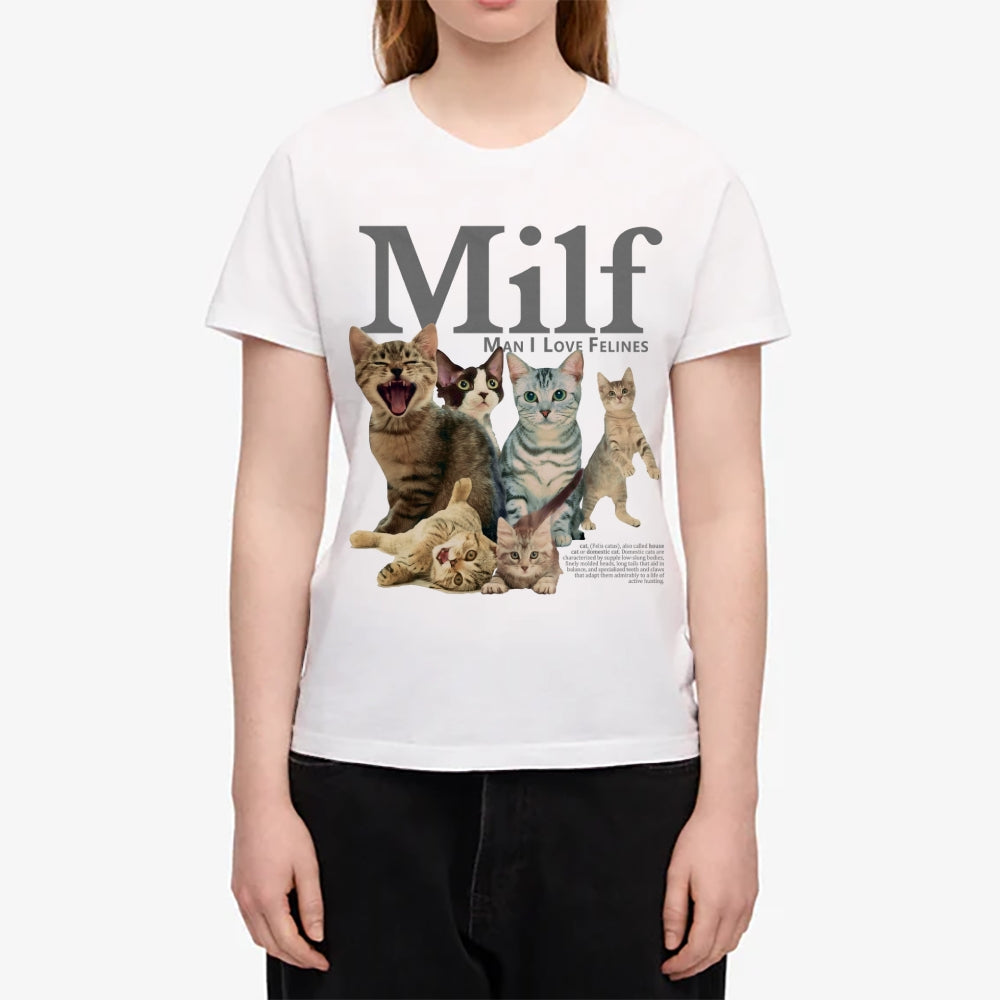 Milf Cat Japanese Style Women's Classic Tee