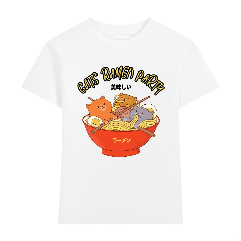 Cat Ramen Japanese Style Women's Classic Tee
