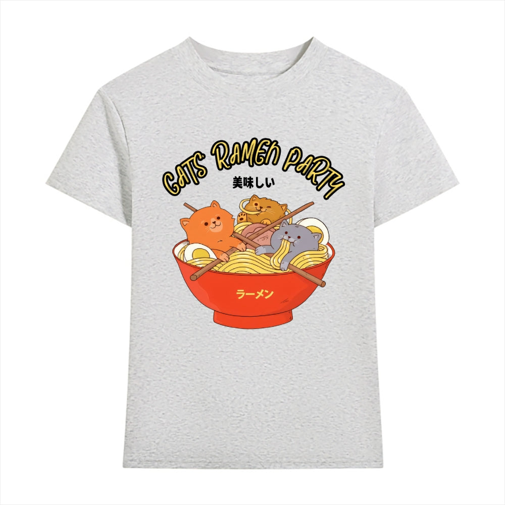 Cat Ramen Japanese Style Women's Classic Tee