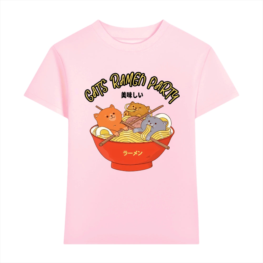 Cat Ramen Japanese Style Women's Classic Tee