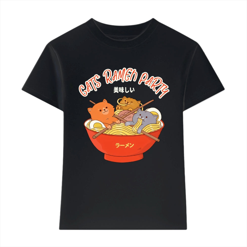 Cat Ramen Japanese Style Women's Classic Tee