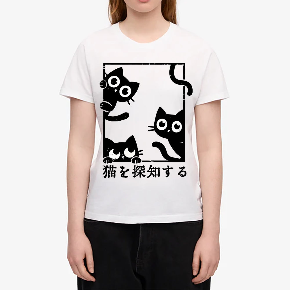 Black Cat Japanese Style Women's Classic Tee