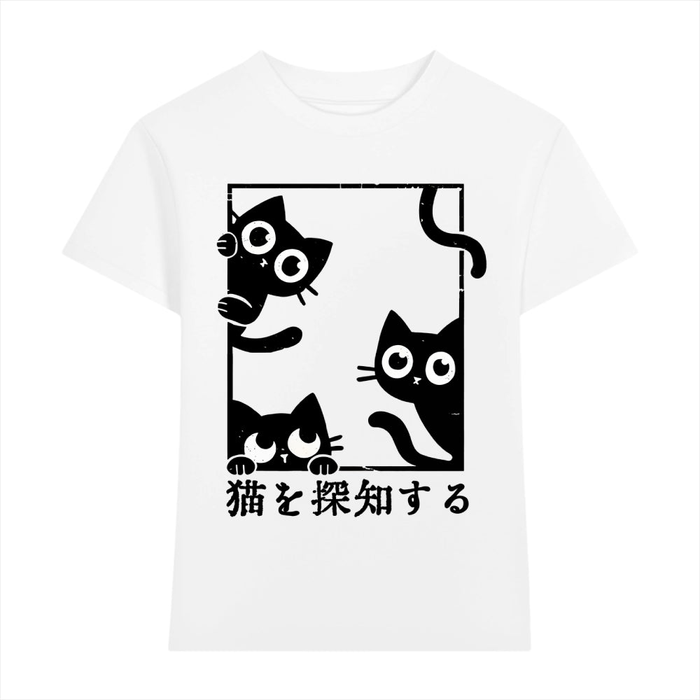 Black Cat Japanese Style Women's Classic Tee