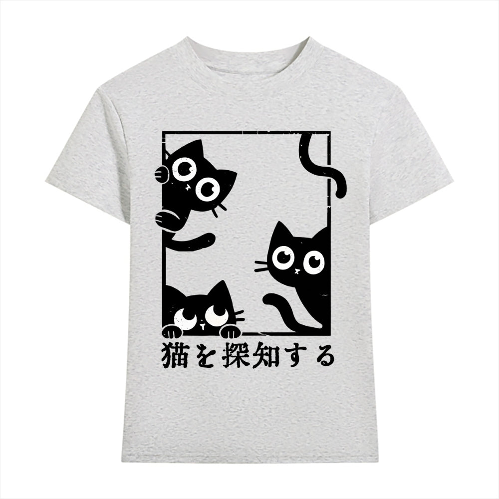 Black Cat Japanese Style Women's Classic Tee