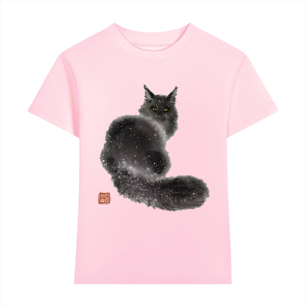 Snow Cat Japanese Style Women's Classic Tee