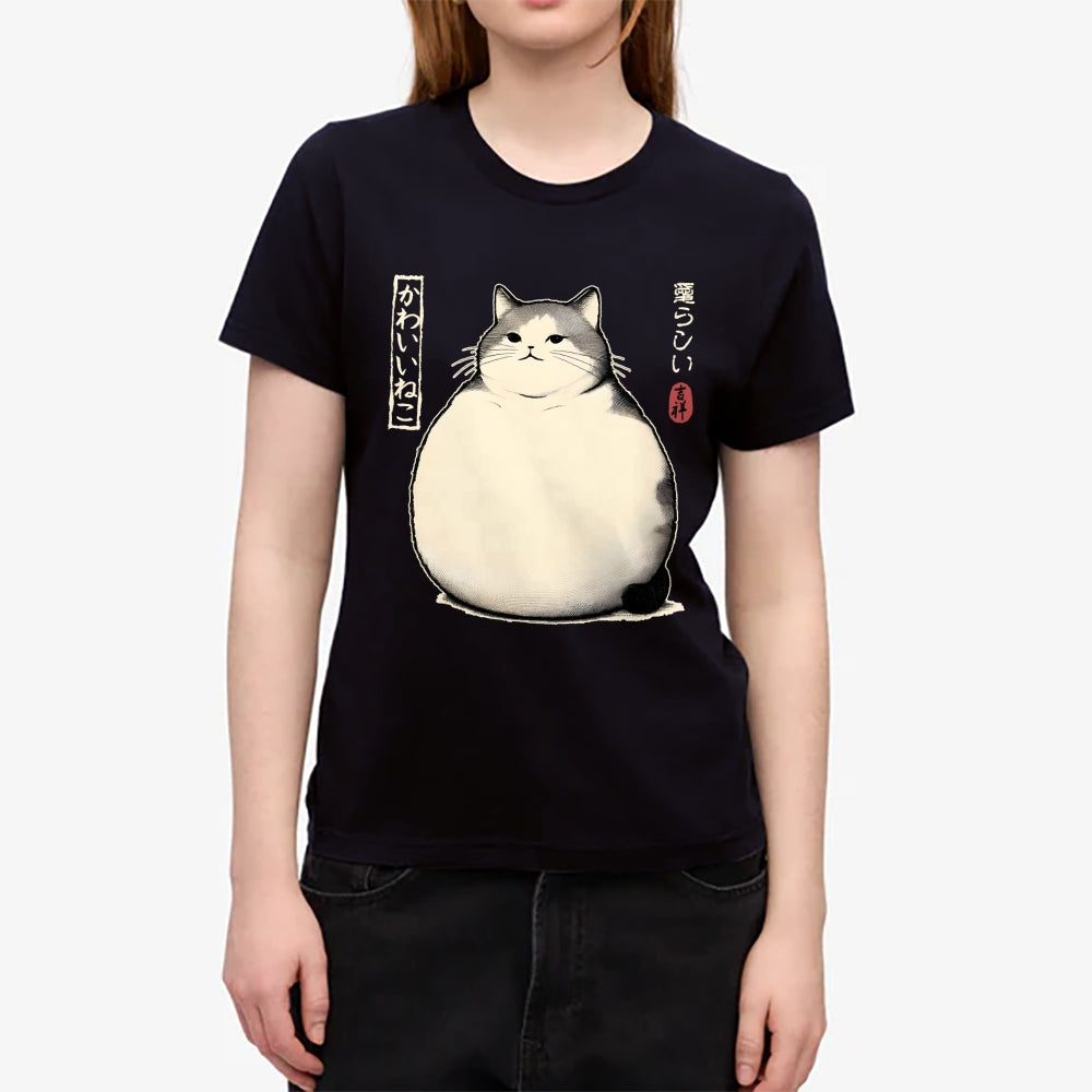 Fat Cat Japanese Style Women's Classic Tee