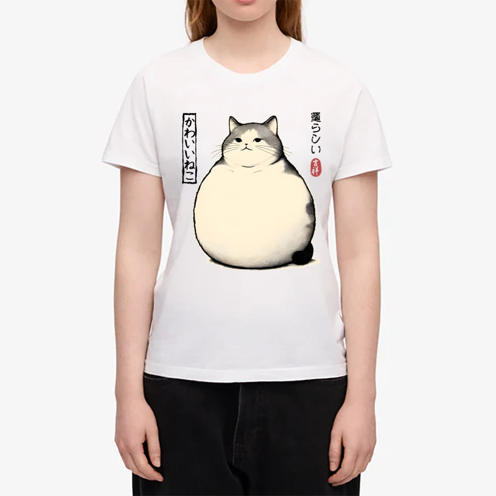 Fat Cat Japanese Style Women's Classic Tee