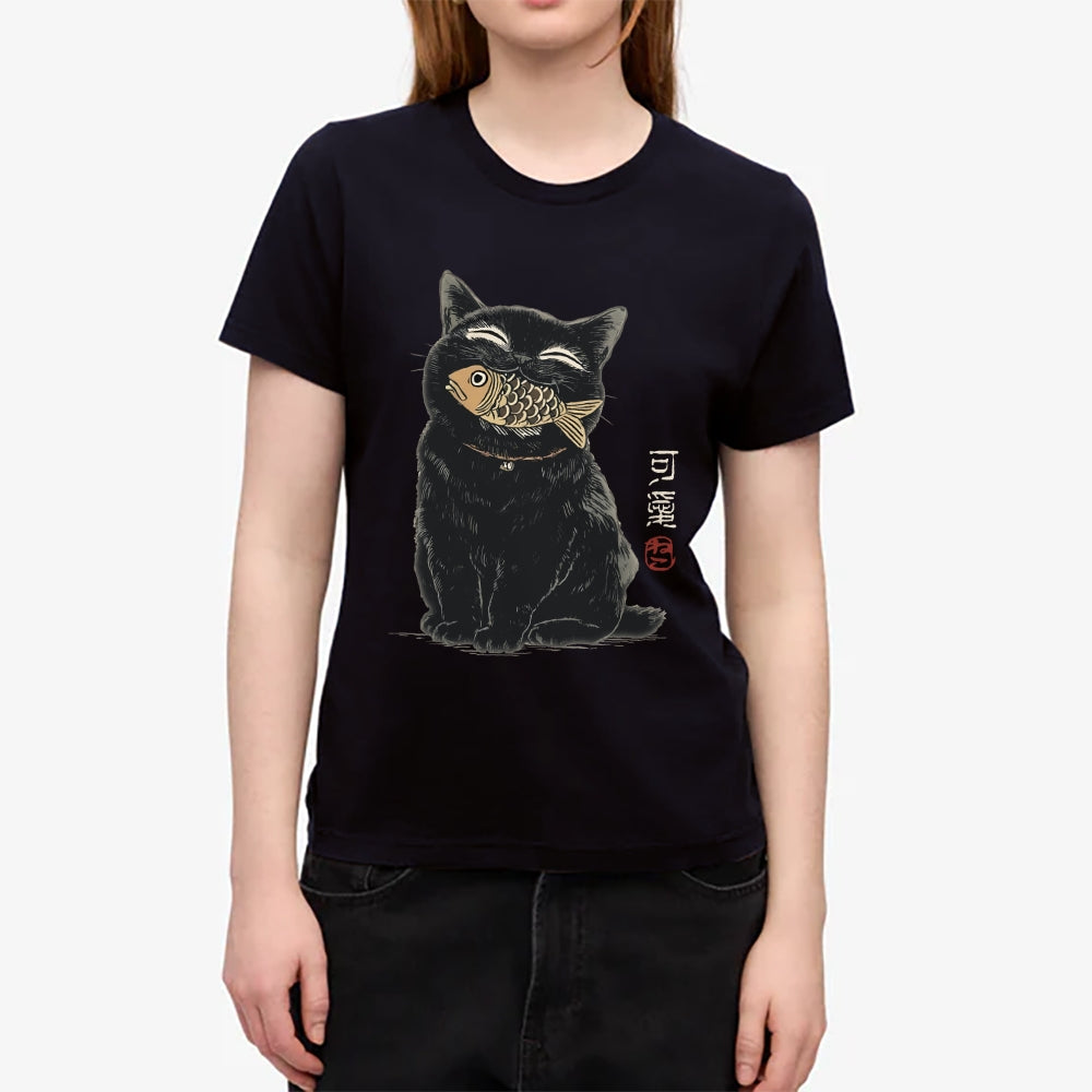 Fish Cat Japanese Style Women's Classic Tee