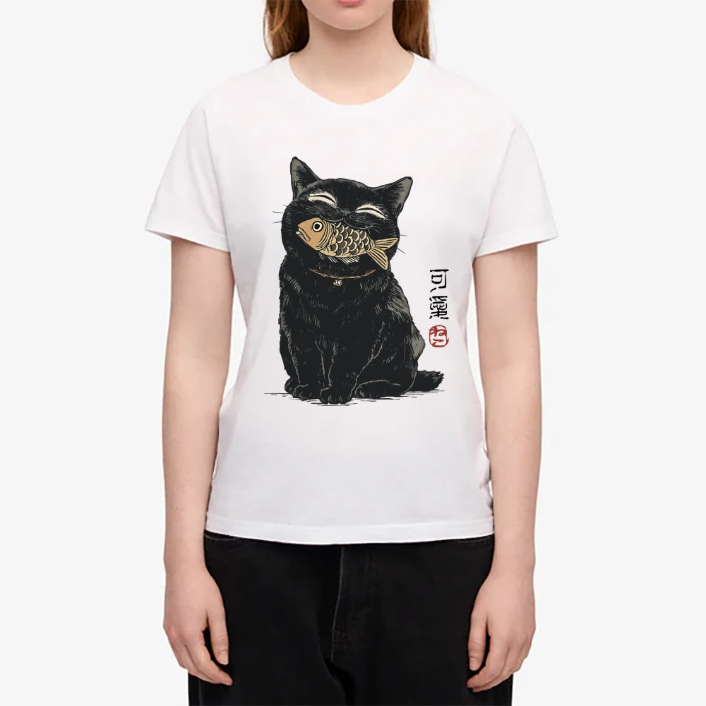 Fish Cat Japanese Style Women's Classic Tee