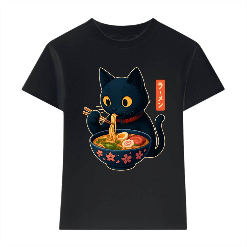 Cat Ramen Japanese Style Women's Classic Tee