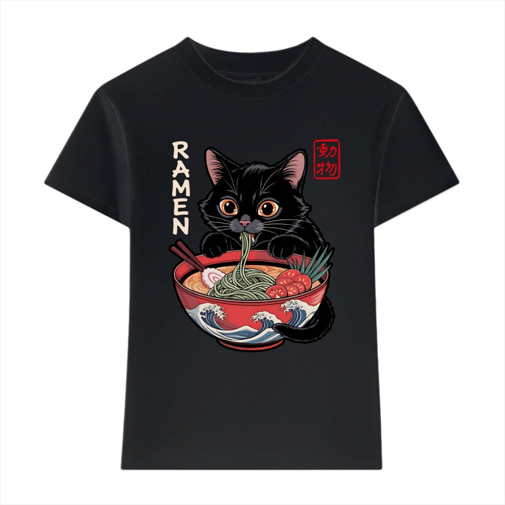 Ramen Cat Japanese Style Women's Classic Tee