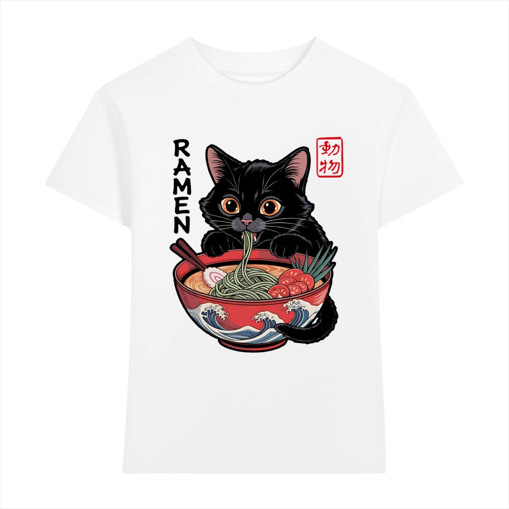 Ramen Cat Japanese Style Women's Classic Tee