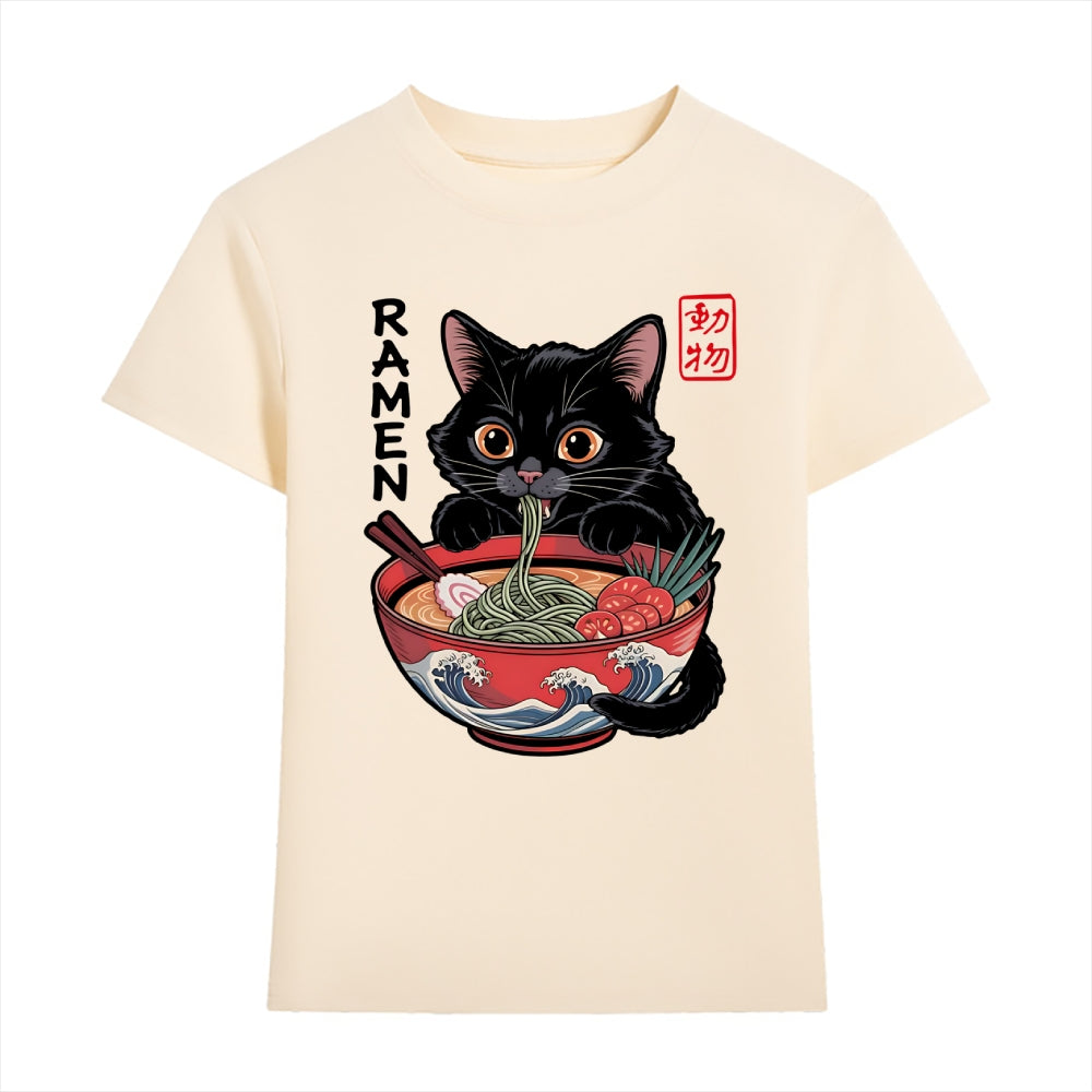 Ramen Cat Japanese Style Women's Classic Tee