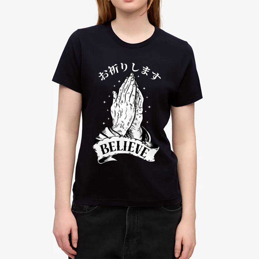 Easter Believe Japanese Style Women's Classic Tee