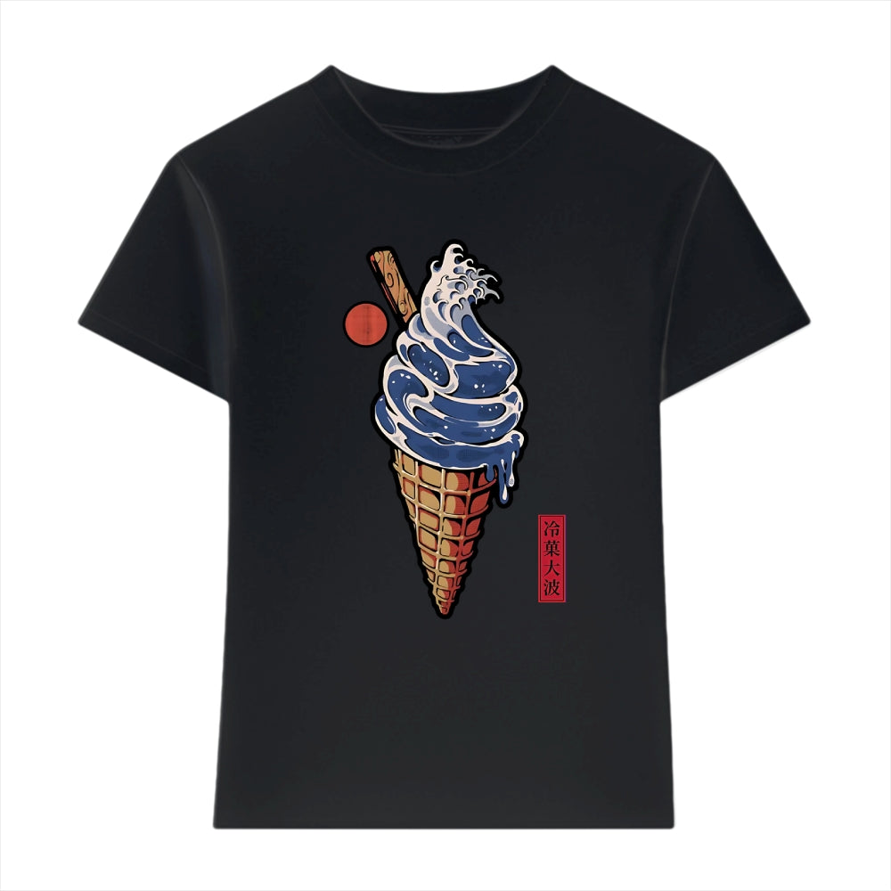 Great Wave Ice Cream Japanese Style Women's Classic Tee