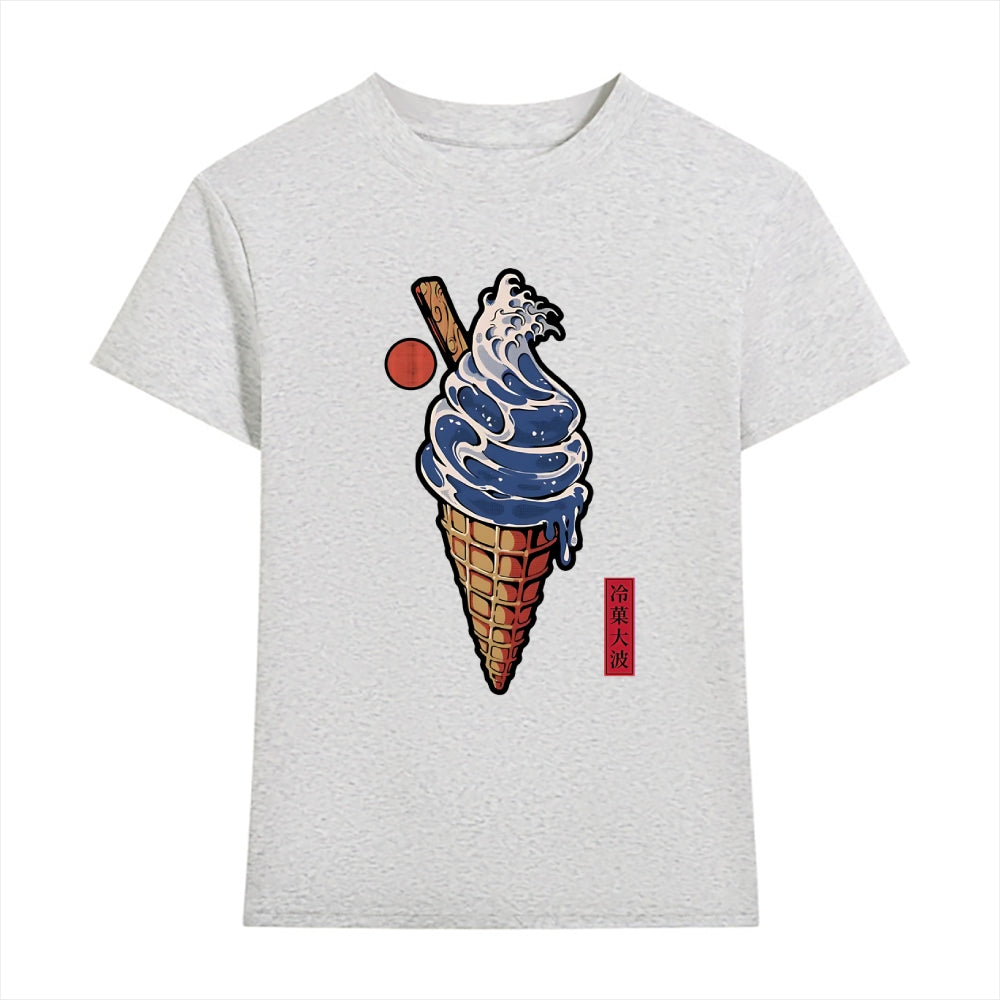 Great Wave Ice Cream Japanese Style Women's Classic Tee