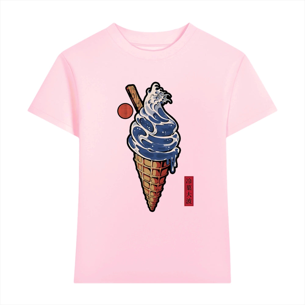 Great Wave Ice Cream Japanese Style Women's Classic Tee