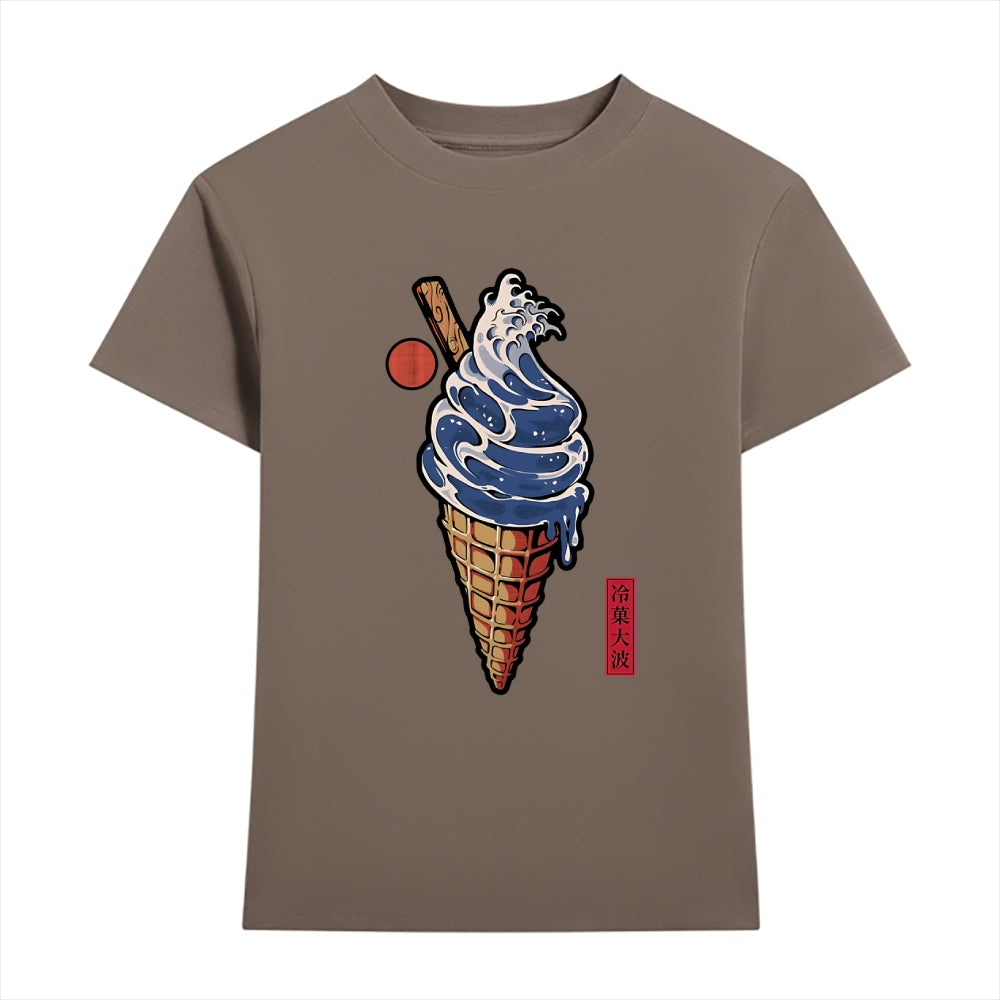 Great Wave Ice Cream Japanese Style Women's Classic Tee