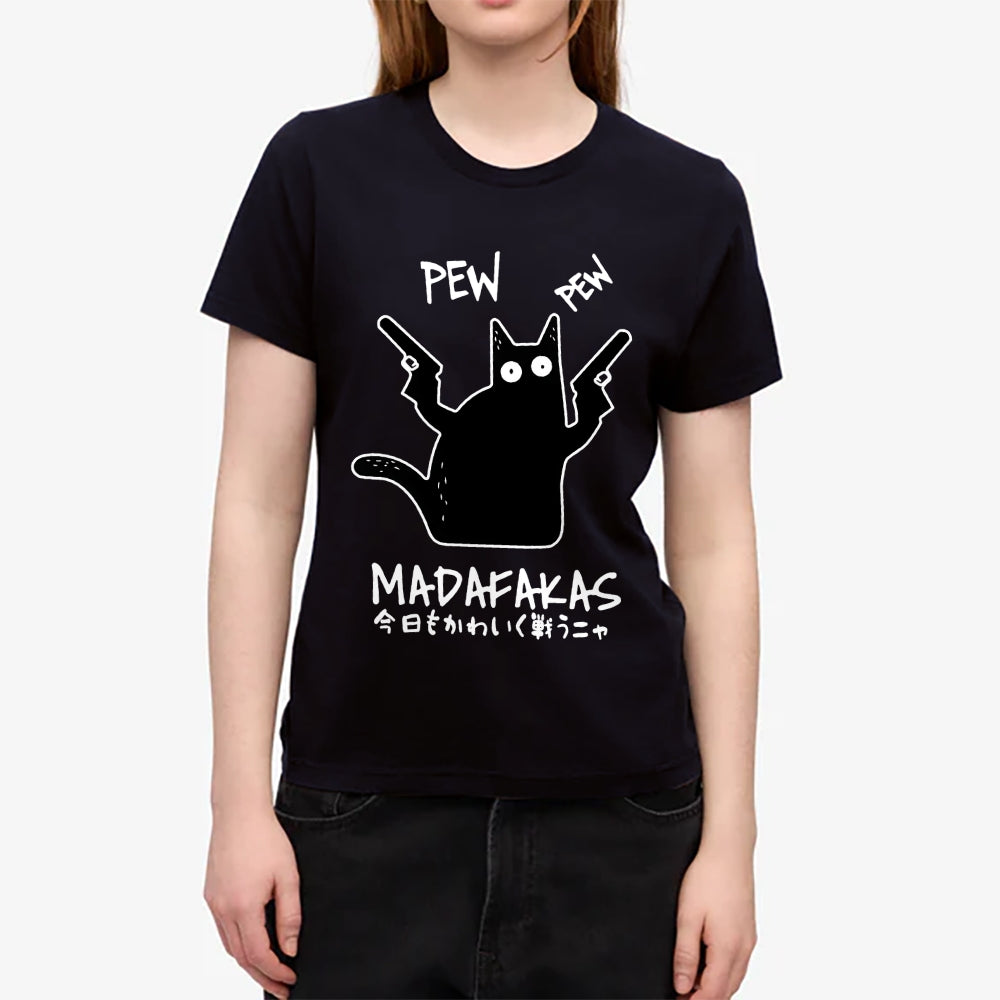 Pew Pew Cat Japanese Style Women's Classic Tee