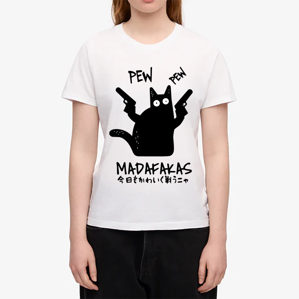 Pew Pew Cat Japanese Style Women's Classic Tee